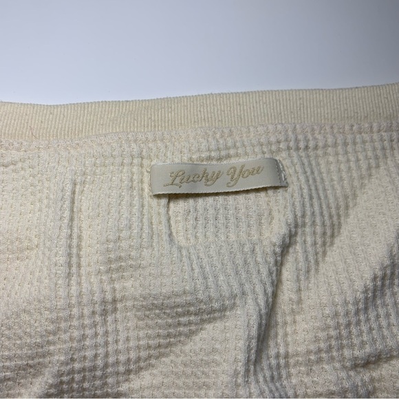 Vintage Lucky Brand Waffle Knit Long Sleeve Size XL - Picture 5 of 5